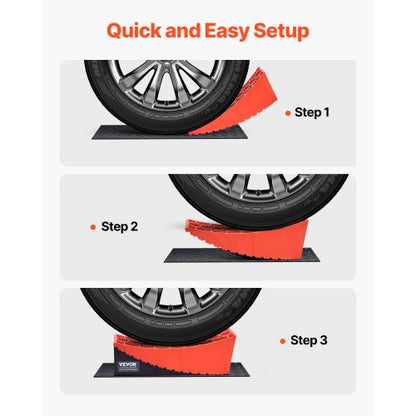 Husbilsnivåblock 2-pack husbilsnivåblock 8818,5 lbs 4" nivåhöjd