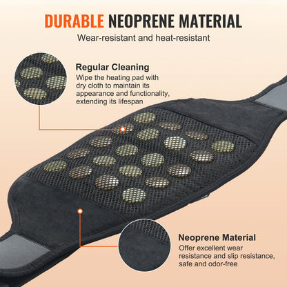 Långt infraröd värmedyna 10 naturlig jade & 10 turmalinsten värmedyna