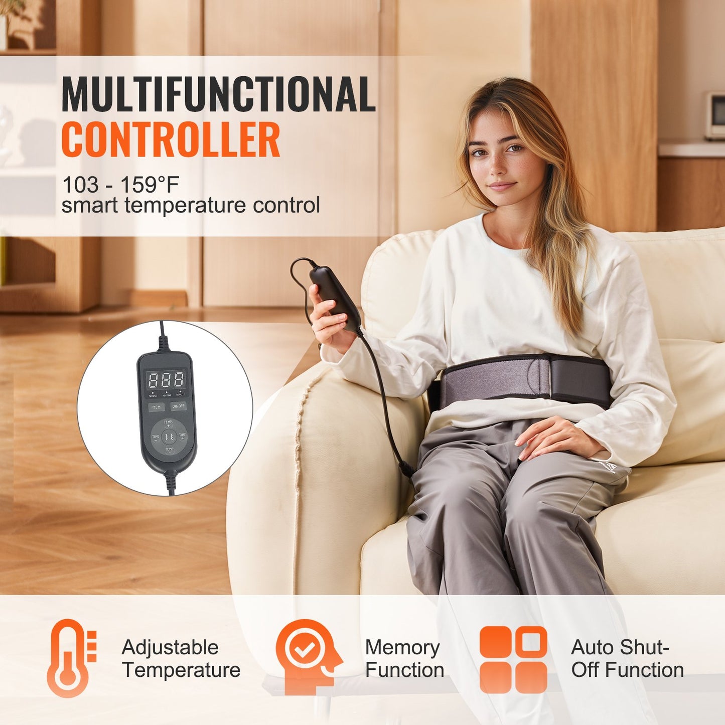 Långt infraröd värmedyna 10 naturlig jade & 10 turmalinsten värmedyna