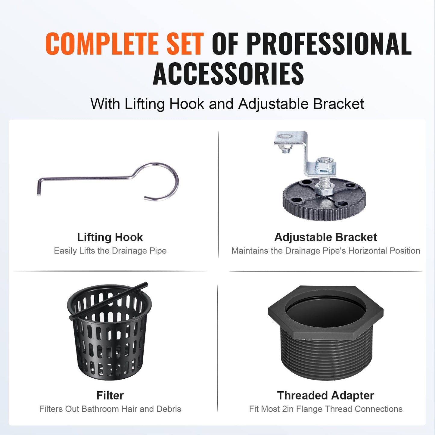 610 mm linearer Duschablauf versetzt mit Flieseneinsatzabdeckung, rechteckiger Duschbodenablauf aus gebürstetem Edelstahl 304, eleganter linearer Ablauf mit Haarsieb, schwarz