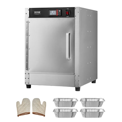 Hot Box Speisenwärmer 4-stufiger Imbiss-Wärmerschrank mit Wasserschale