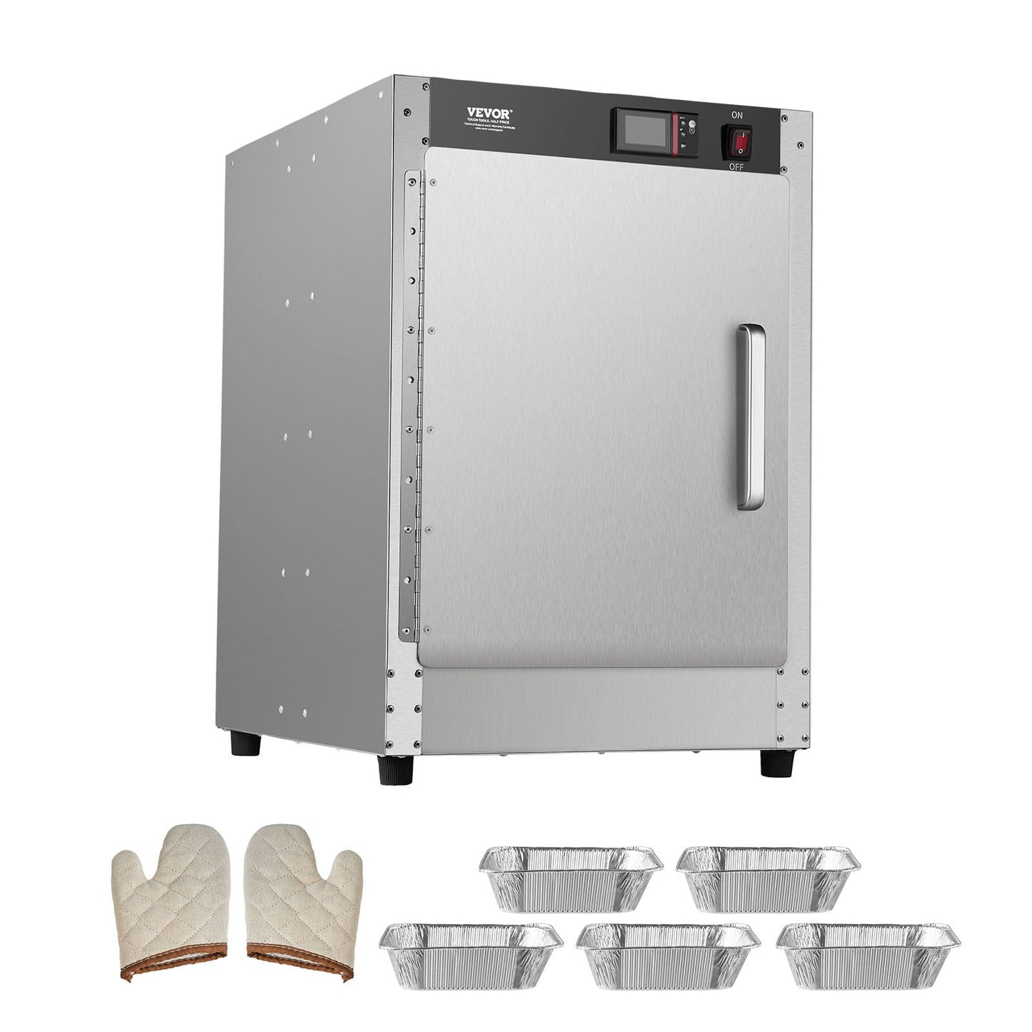 Hot Box Speisenwärmer 5-stufiger Imbiss-Wärmerschrank mit Wasserschale