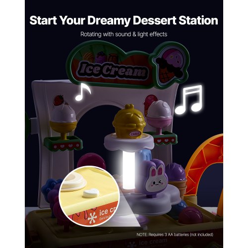 Glassvagn för barn Låtsaslek Glassaffär för barn från 3 år |  EU