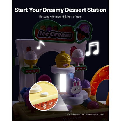 Glassvagn för barn Låtsaslek Glassaffär för barn från 3 år |  EU