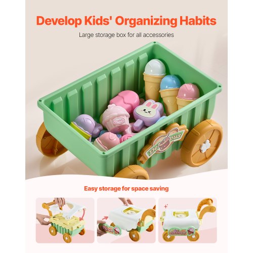 Glassvagn för barn Låtsaslek Glassaffär för barn från 3 år |  EU