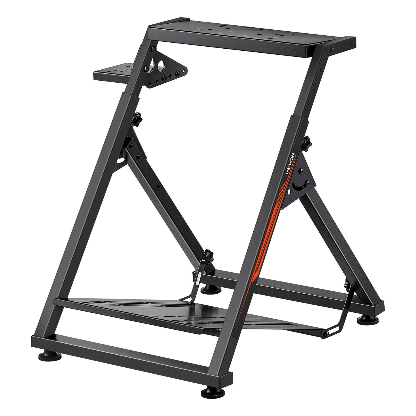 Racing Wheel Stand, Adjustable & Foldable Simulator Stand for Logitech G923 G920 G29 G27, Thrustmaster T300RS TX F458 T500RS T3PA-PRO(F1/GT) Gaming Cockpit,Pedals Simulator NOT Included,Compact