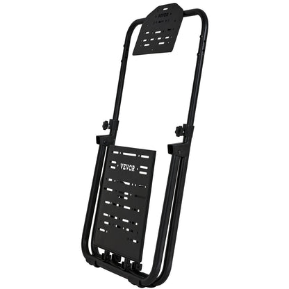 Hopfällbart Racing-rattstativ, höjdjusterbar universalbas Kompatibel med Logitech & Thrustmaster Racing Wheel och Pedal, Heavy-duty Frame Standard GT/Formula Seating Portable