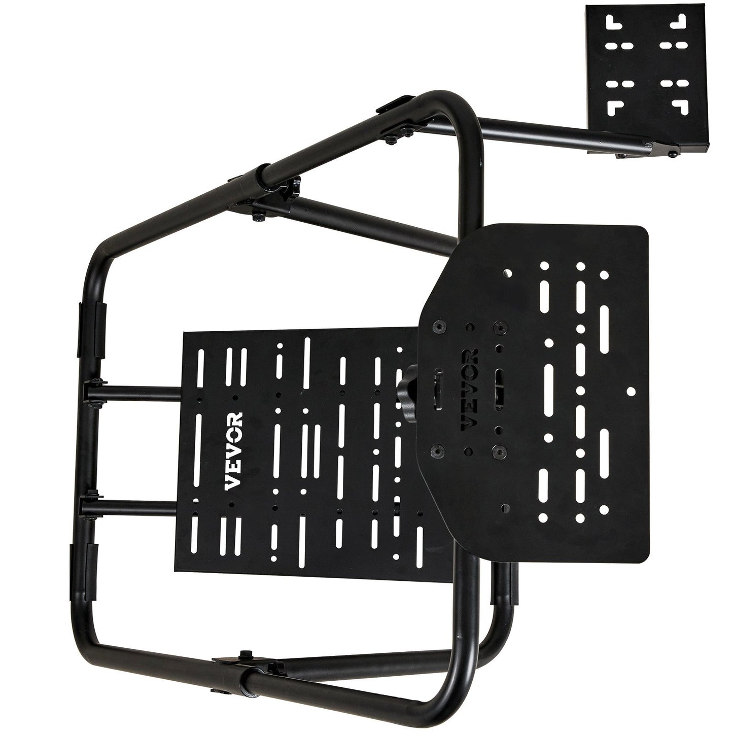 Hopfällbart Racing-rattstativ, höjdjusterbar universalbas Kompatibel med Logitech & Thrustmaster Racing Wheel och Pedal, Heavy-duty Frame Standard GT/Formula Seating Portable