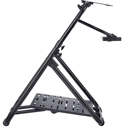 Hopfällbart Racing-rattstativ, höjdjusterbar universalbas Kompatibel med Logitech & Thrustmaster Racing Wheel och Pedal, Heavy-duty Frame Standard GT/Formula Seating Portable