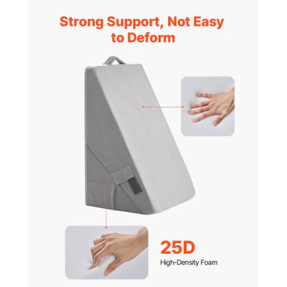 orthopädisches Bettkeilkissen verstellbar waschbar für Rücken- und Nackenschlaf | EU