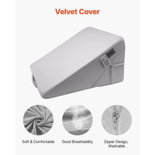 orthopädisches Bettkeilkissen verstellbar waschbar für Rücken- und Nackenschlaf | EU