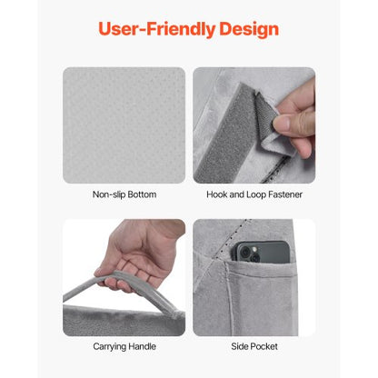 ortopedisk sängkudd med kil, 4 st, justerbar för rygg, ben, nacke, sömn, GERD |  EU