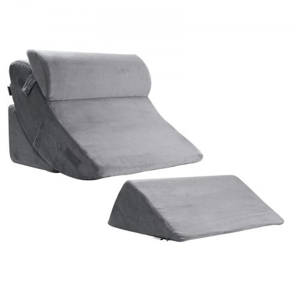 orthopädisches Bettkeilkissen 4 Stück verstellbar für GERD Schlaf Rücken Beine Nacken | EU