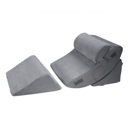 orthopädisches Bettkeilkissen 4 Stück verstellbar für GERD Schlaf Rücken Beine Nacken | EU