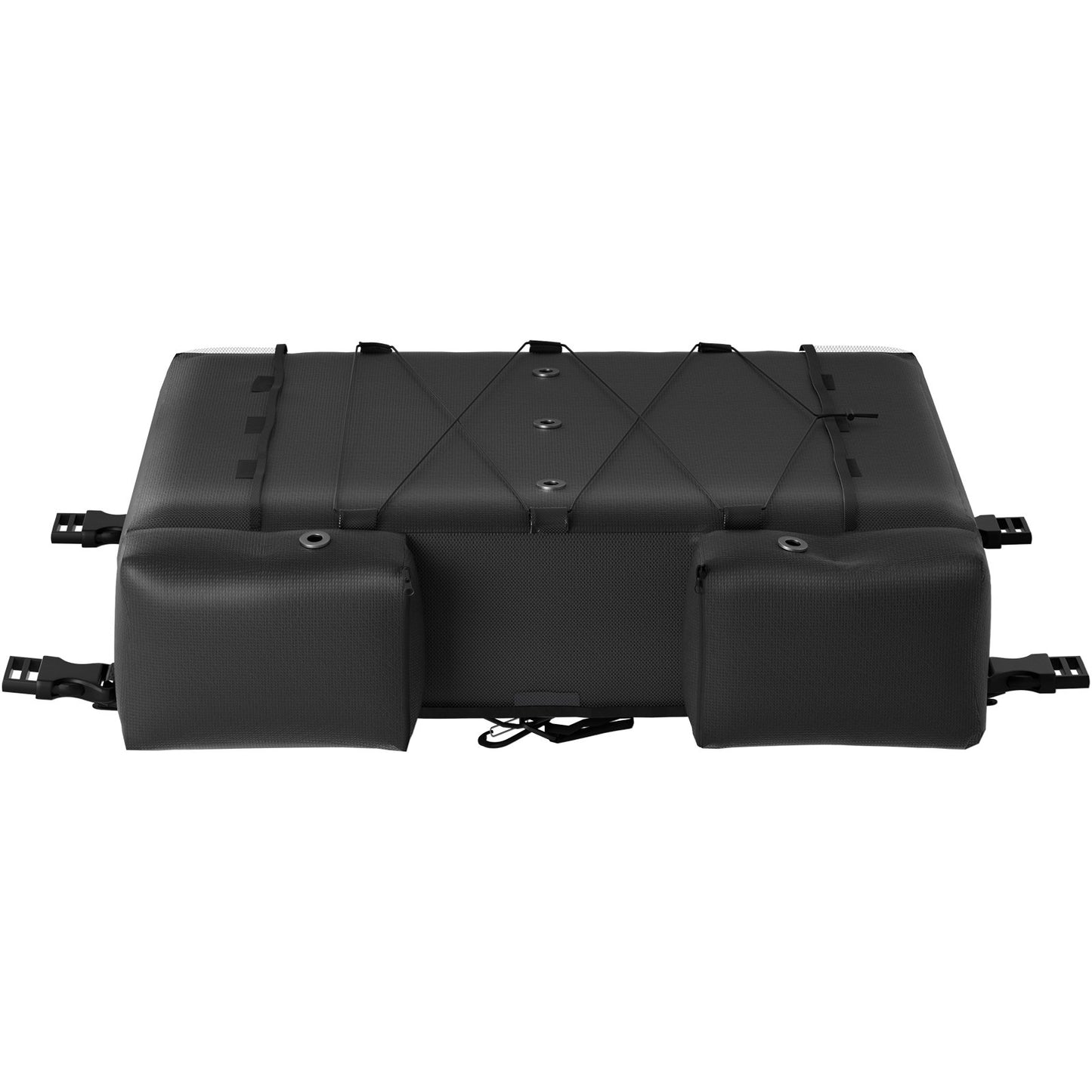 T-Top Storage Bag, for 4 Type II Life Jackets, with a Boat Trash Bag, 600D Oxford Fabric Life Vests Storage Bag for Most T-Top Boats, Bimini Tops and Pontoon Tops (Life Jackets not Included)