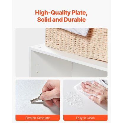 Wandschrank für Waschküche, Küchenschrank mit 2 Böden und 4 Türen, 2er-Set | EU