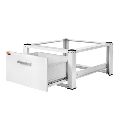 Wäscheständer 686 mm B x 366 mm H, Untergestell für Waschmaschine und Trockner, universelle Passform, 299 kg Tragkraft, robuster Multifunktionssockel für Waschmaschine mit Schublade und umfangreichem Zubehör