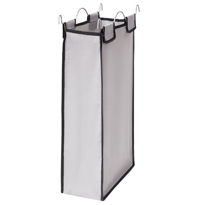 Wäschesortierwagen mit 4 Fächern, Wäschekorb mit robusten feststellbaren Rädern und 4 abnehmbaren Taschen, rollender Wäschekorb zum Sortieren zur Aufbewahrung von Kleidung