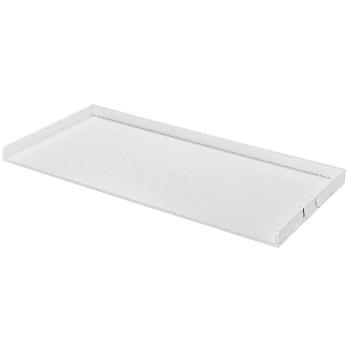 Washer Dryer Countertop, 54" x 27" Wooden Washer and Dryer Countertop, Water-Resistant Laundry Machine Topper Cover with Anti-Slip Pads, for Laundry Room Organization and Storage, White