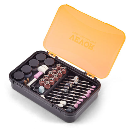 Roterande verktygstillbehörssats 357PCS, 1/8" diameter skaft Power roterande verktygstillbehörsset, universell montering Elektriska verktygstillbehör för snidning, slipning, skärning, borrning, rengöring, slipning