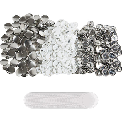 1" 25 mm Button Badge Delar Tillbehör för Button Maker Machine 500 set