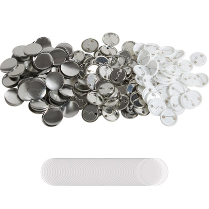 1.25" 32mm Button Badge Parts Accessories for Button Maker Machine 500 sets