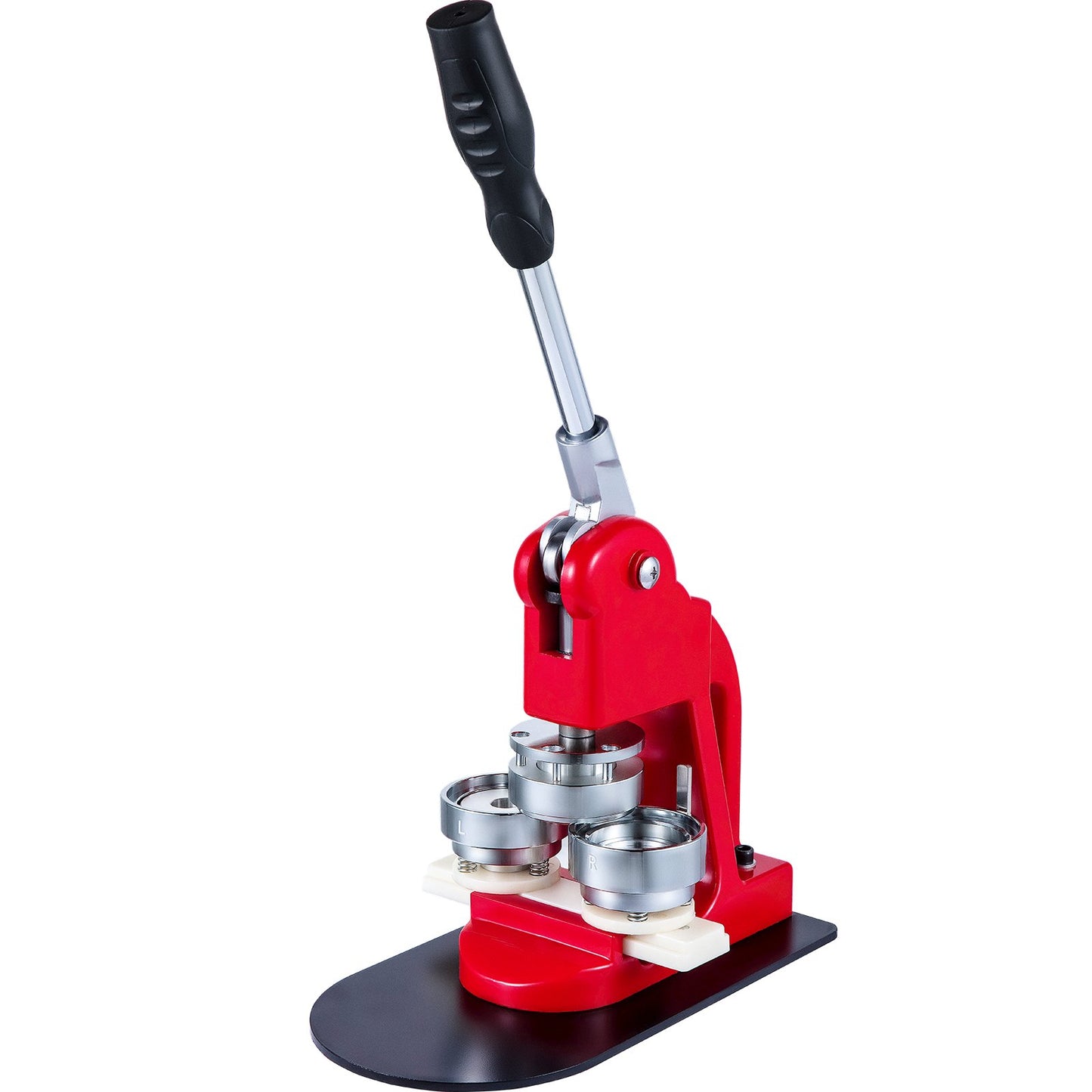 44mm Button Maker 1.73 Button and Badge Maker Machine Button Maker Press Punch Press Machine med 1000 knappar (1000st)