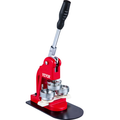 44mm Button Maker 1.73 Button and Badge Maker Machine Button Maker Press Punch Press Machine med 1000 knappar (1000st)