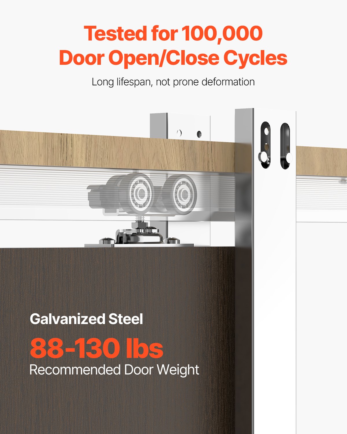 Pocket Door Frame Kit, for 24-32 in Wide 80 in High Door, Pocket Door Kit with Two-Way Soft Close Mechanism, Slide Smoothly Quietly, Easy to Install, Premium Galvanized Steel, for Living Room