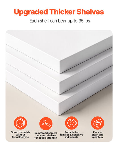 7 Tier Rotating Shoe Rack Tower with Adjustable Shelves, Movable 360° Spinning Carousel Display with Wheels, Lazy Susan Organizer Closet for Bedroom, Living Room, Entryway, Closet, White