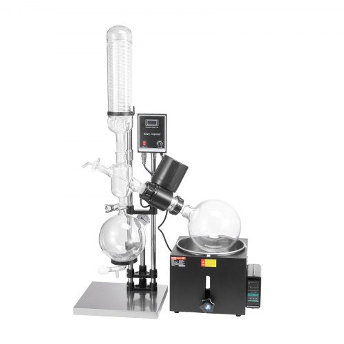 5L Rotary Evaporator RotoVap 99°C Borosilicate Glass 110V Rotation 0-90rpm USA