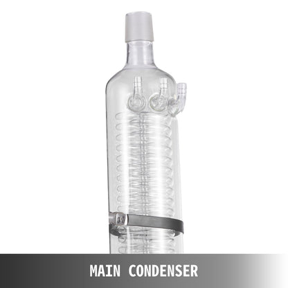 5L Rotary Evaporator RotoVap 99°C Borosilicate Glass 110V Rotation 0-90rpm USA