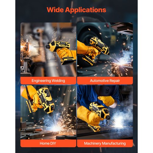 Bärbar handhållen svetsmaskin 20–120 A med 5-nivås strömjustering