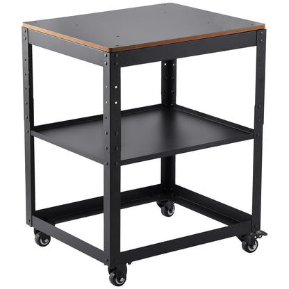 Planer Planer stand 100 lbs/ 45 kg heavy loads Planer table with three gears in height with 4 stable wheels and storage space