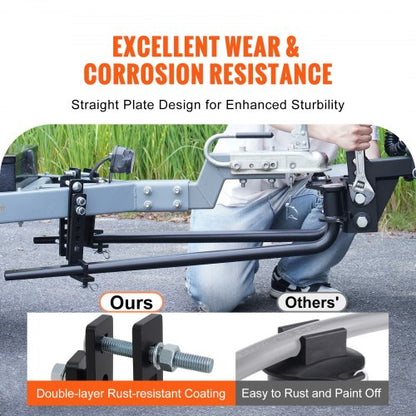 1,000 lb. weight distribution hitch with 2-5/16 inch ball and 2 inch shaft