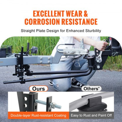 1.500 lb. Gewichtsverteilungskupplung mit 2-5/16 Zoll Kugel und 2 Zoll Welle