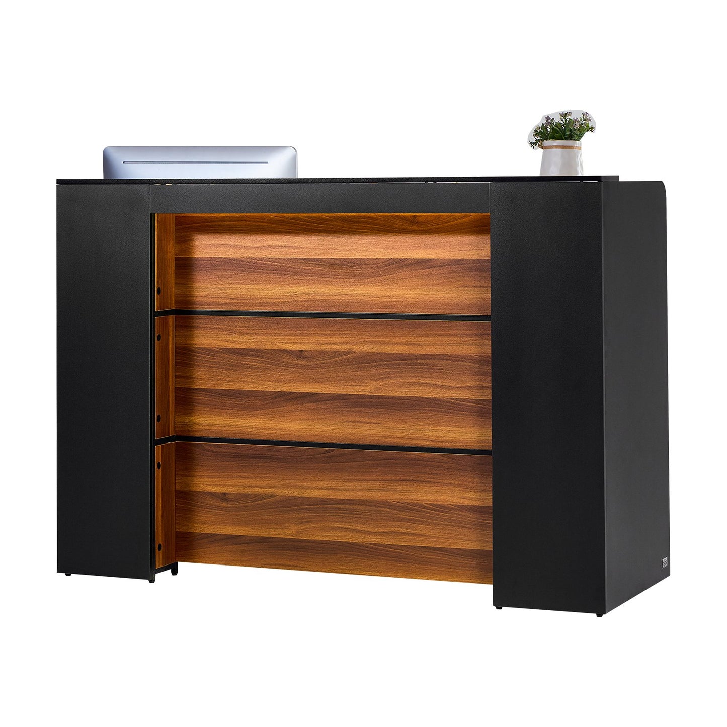 Receptionsdisk rektangulärt främre bänkbord 62,99 i salongskontorsbord