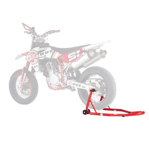 Motorrad-Hebebühne 850 lbs Heck-Spulenlift Paddock-Schwinge Rot | EU