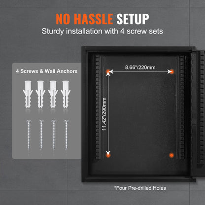 Schlüsselkasten für 100 Schlüssel mit verstellbaren Ablagen und bunten Schlüsselanhängern