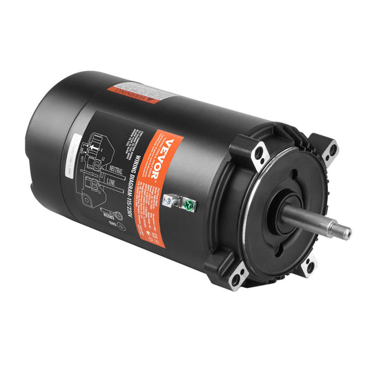 1HP Pool Pump Motor 115/230V 9,8/4,9A 56J 3450RPM 90μF/250V Kondensator