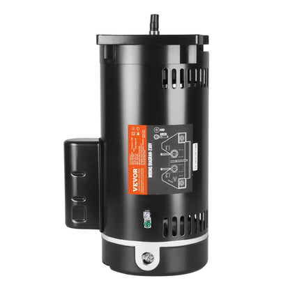 2 PS Poolpumpenmotor, 230 V, 60 Hz, 7,8 A, 56Y, 3450 U/min, 50 μF/250 V Kondensator
