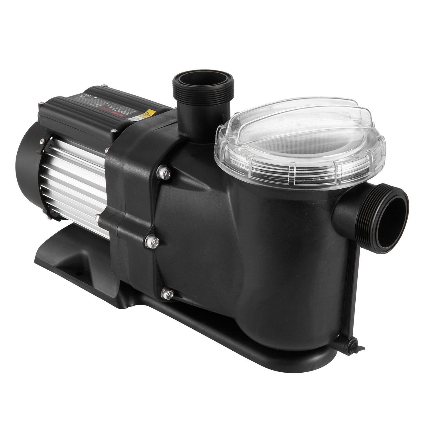 Above Ground Swimming Pool Pump, 1500W/2.0HP, 115G PM Single Speed Swimming Pool Pump, Hastighet 2850RPM, Lift Head Pool Pump 15m Max. med filterkorg, för pooler ovan mark, spa