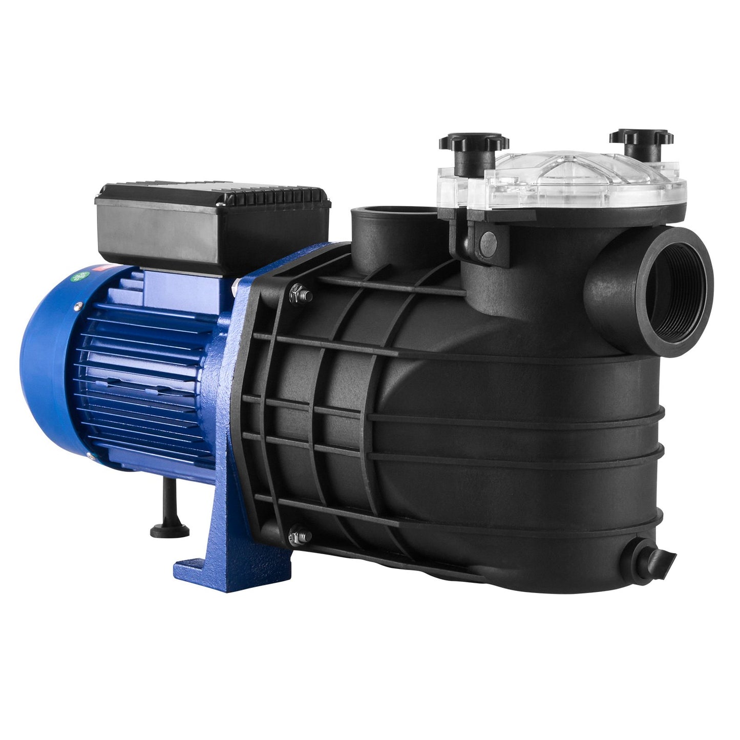 Poolpump 2,5HP 120GPM Maxflöde Enkelhastighetsfilterpump 220V 2850RPM 50ft Max Head Poolpump med filterkorg för pooler ovanjordsbadkar Spas