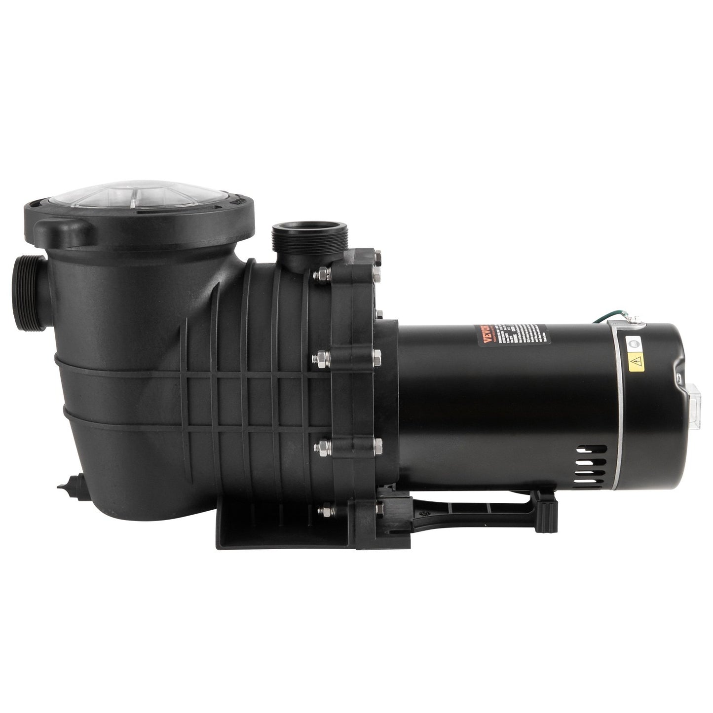 Above Ground Pool Pump, 1HP, 80 GPM Max. Flow Single Speed Swimming Pool Pump, 110V/240V 3450RPM 34.4ft Max. Head Pool Pump with Filter Basket, for Above Ground Pools Hot Tubs Spas