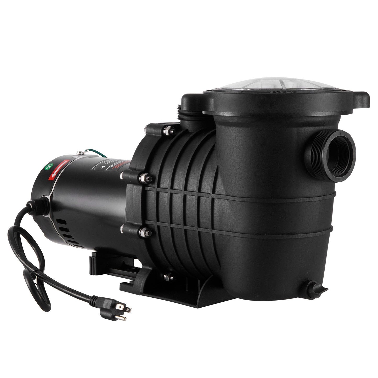 Above Ground Pool Pump, 2 HP, 110 GPM Max Flow Single Speed Swimming Pool Pump, 110V/240V 3450 RPM 59 ft Max Head Pool Pump with Filter Basket, for Above Ground Pools Hot Tubs Spas