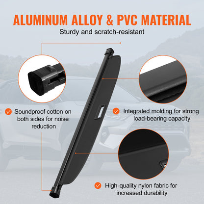 Einziehbare Laderaumabdeckung für Toyota RAV4 2019-2024 Heckklappen-Upgrade