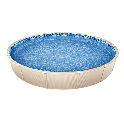 Round Pool Liner 21ft Unibead Style Pool Liner 52in Vägghöjd