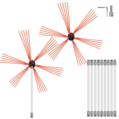 Schornsteinreinigungsset Schornsteinreinigungsset 33ft Sooteater Schornsteinreinigungsset