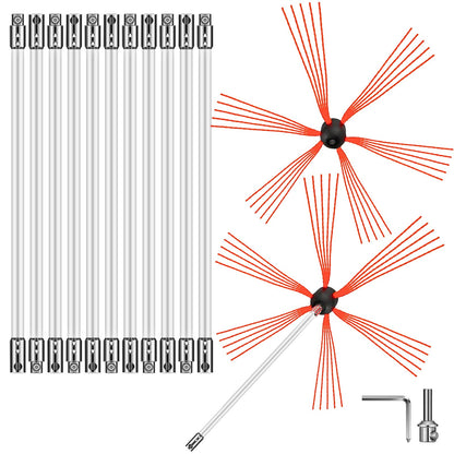 Skorstensrengöringssats Skorstensrengöringssats 39FT Sooteater Skorstensrengöringssats