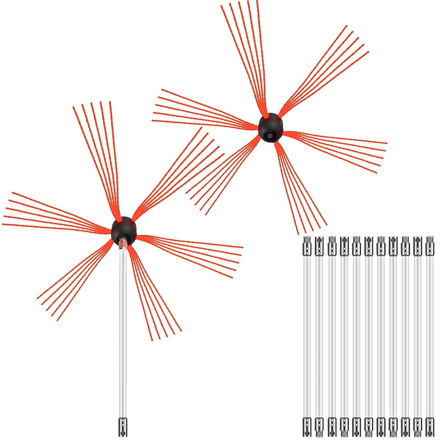 Skorstensrengöringssats Skorstensrengöringssats 39FT Sooteater Skorstensrengöringssats